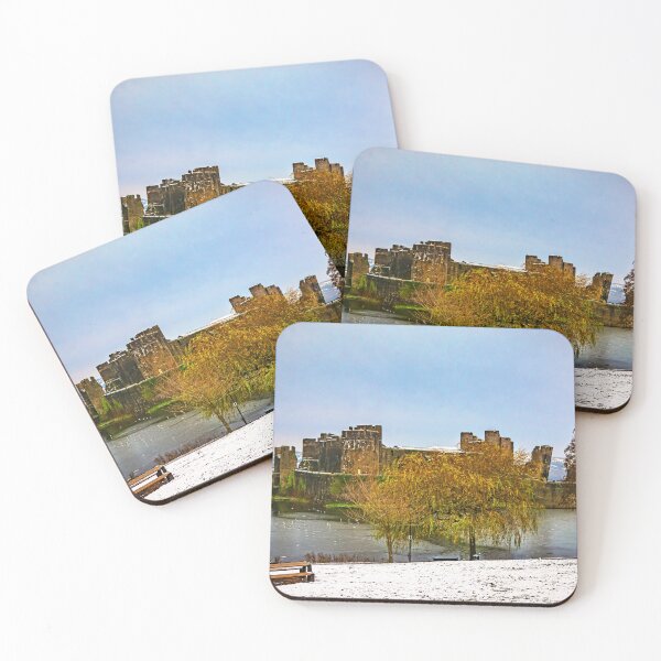 Item preview, Caerphilly Castle on a Snowy Day designed and sold by IanWL.
