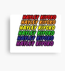 Hayley Kiyoko Canvas Print
