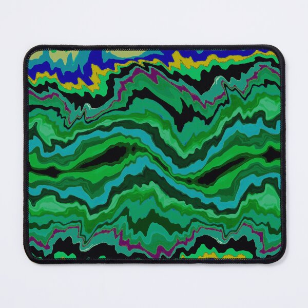 Item preview, Psychedelic marble dark green designed and sold by taika tori.
