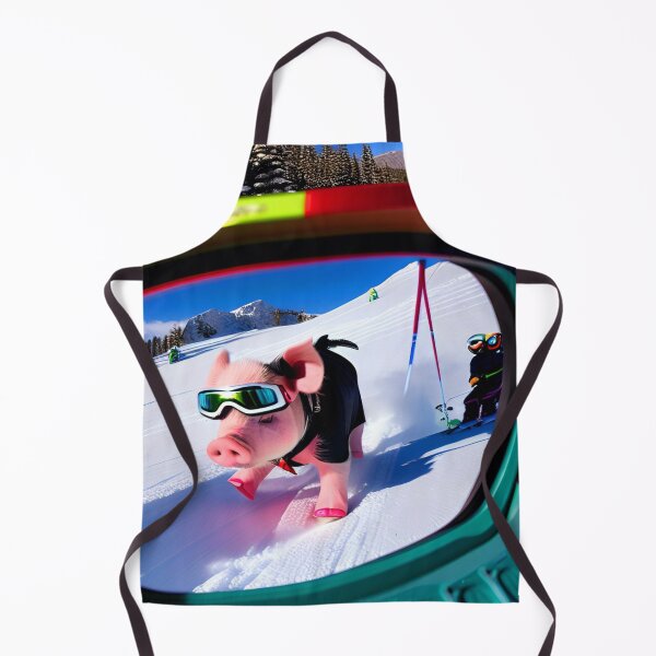 Item preview, Funny Pig Cool Skiing Helmet! designed and sold by Giulivo Store Graphic.