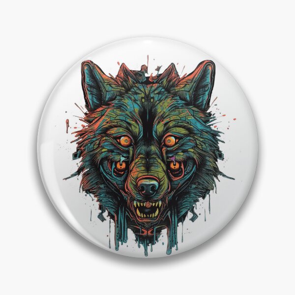 Item preview, Ravaged Alpha - Ferocious Zombie Wolf designed and sold by DaringPrintsCo.