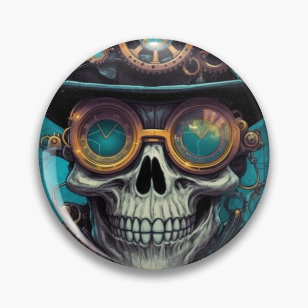 Item preview, Whimsical Psychedelic Skull Madhatter Graphic Design V.16 designed and sold by Pexelpanoramas.