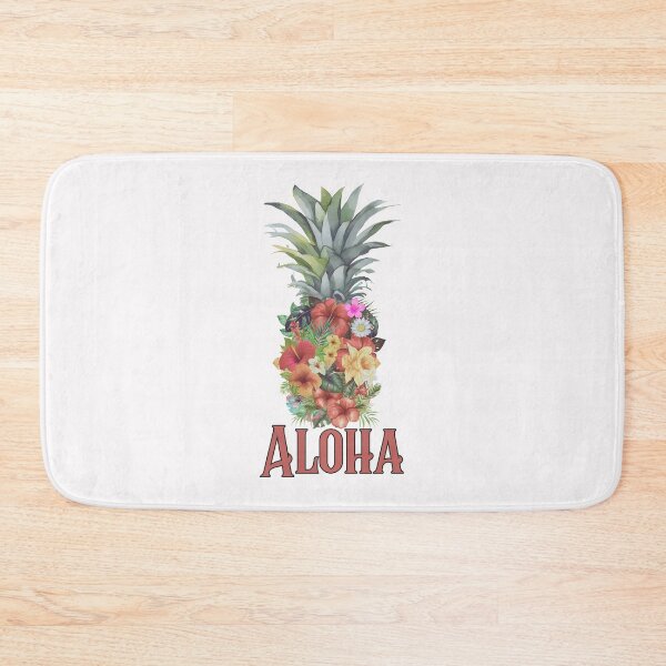 Item preview, Aloha Summer Flowers Pineapple designed and sold by HappyLifeCreate.