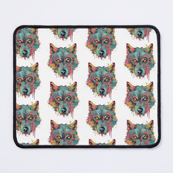 Item preview, Ravaged Alpha - Expressionistic Zombie Wolf designed and sold by DaringPrintsCo.