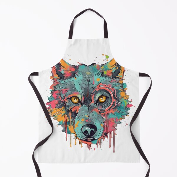 Artikelvorschau, Ravaged Alpha - Expressionistic Zombie Wolf entworfen und verkauft von DaringPrintsCo.