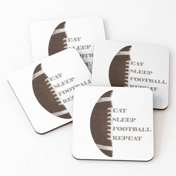 Item preview, American Football cute design,Eat sleep football repeat,Nice  designed and sold by MariamaArts.