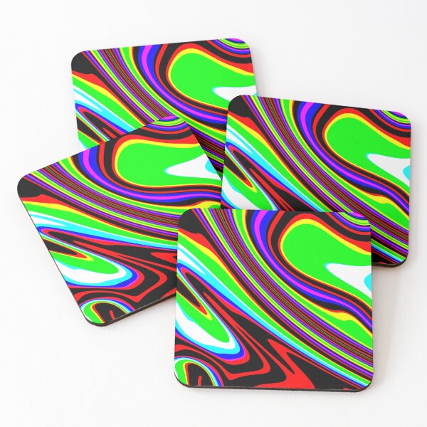 Item preview, Marble of Psychedelic texture acid fluor designed and sold by Optical-art.