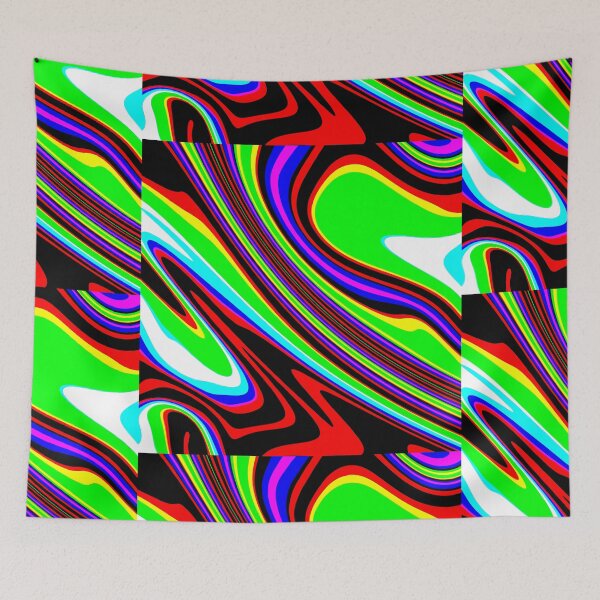Item preview, Marble of Psychedelic texture acid fluor designed and sold by Optical-art.