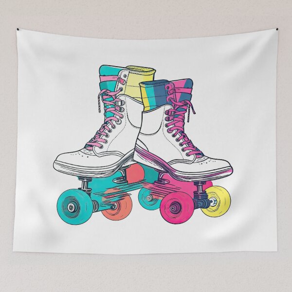 Item preview, Roller Skates - Retro Rollers: 80s Skate Vibes designed and sold by retrotshirtsai.