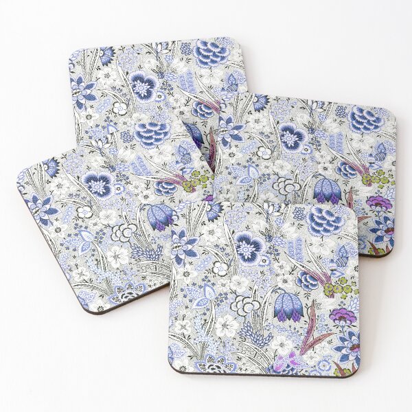 Item preview, Allover Floral Fabric Design (vintage ca. 1759–1815) by Oberkampf and Cie designed and sold by Meliara Prints.