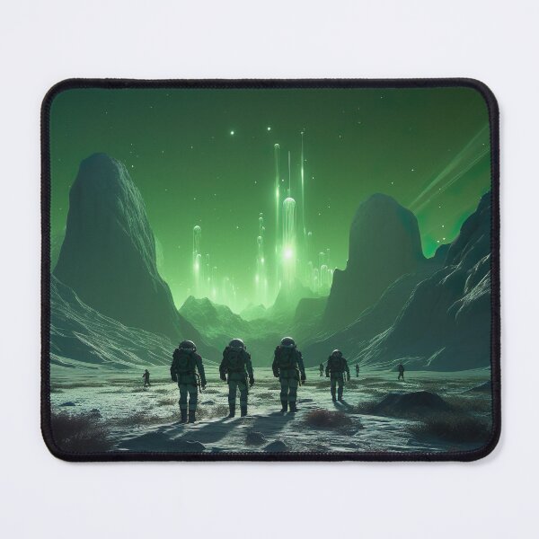 Item preview, Explorers trek the surface of a distant planet designed and sold by PrintCove.