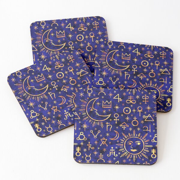 Item preview, Alchemical Symbols Blue designed and sold by Paisley Yazel.