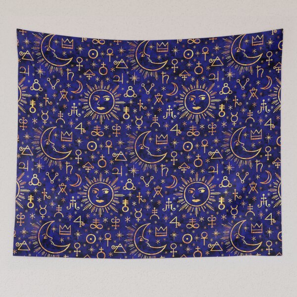 Item preview, Alchemical Symbols Blue designed and sold by Paisley Yazel.