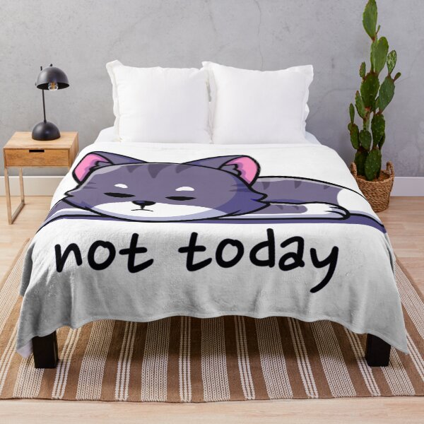 Item preview, Not Today Cat designed and sold by ThomasKadmon.