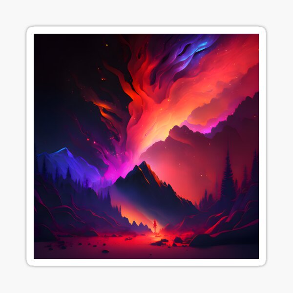 Nature galaxy sky Sticker