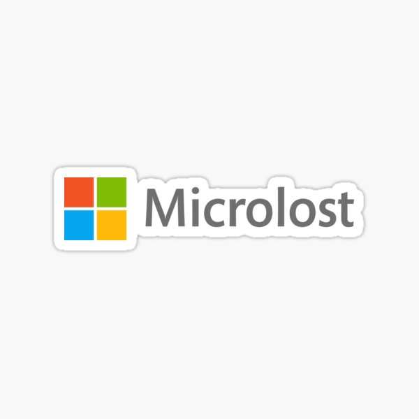 Item preview, Microsoft- Microlost designed and sold by Brand  Busters.