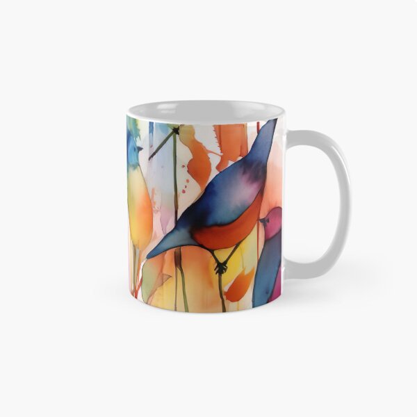 Item preview, Watercolor wash spring birds designed and sold by Matt's Artificial Nature.