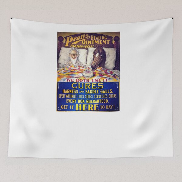 Item preview, Funny Antique & Vintage Advertisement, Horse & Human Patent Medicine designed and sold by ScienceSource.