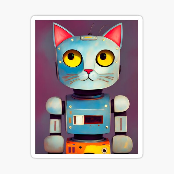 Item preview, Righteous Robo Cats - Simba designed and sold by World-of-XYZ.