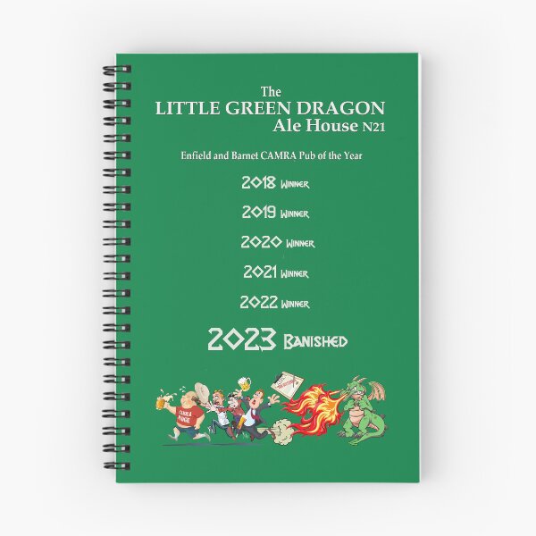 Item preview, Little Green Dragon Banished version (WHITE TEXT) designed and sold by Spyinthesky.