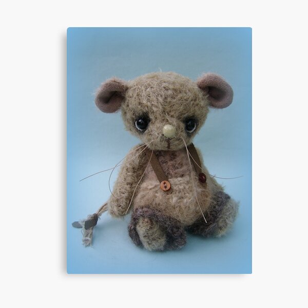 Bubbles - Handmade bears from Teddy Bear Orphans Canvas Print