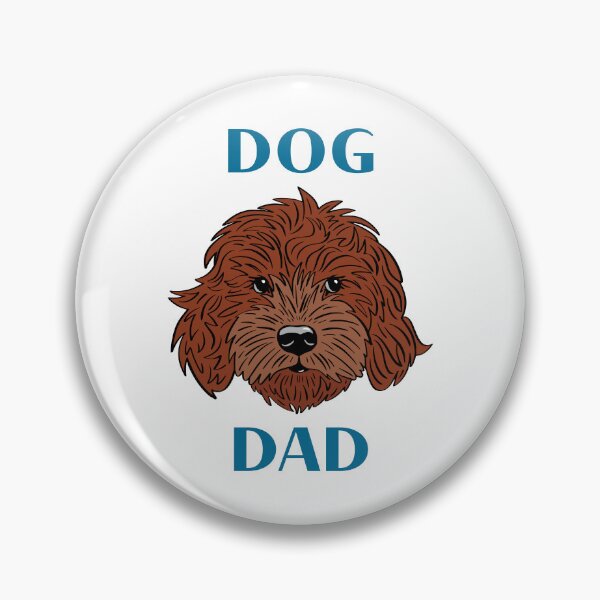 Item preview, Dog Dad Red cockapoo,cavapoo, labradoodle, yorkipoo design designed and sold by laurendemoet.