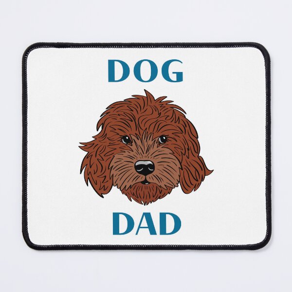Item preview, Dog Dad Red cockapoo,cavapoo, labradoodle, yorkipoo design designed and sold by laurendemoet.