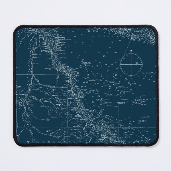 Item preview, CHART OF THE GREAT BARRIER REEF AREA designed and sold by boltjesdesign.