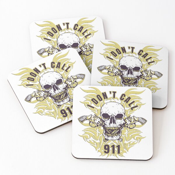 Item preview, Skull Do not Call 911 designed and sold by SkullTroops.