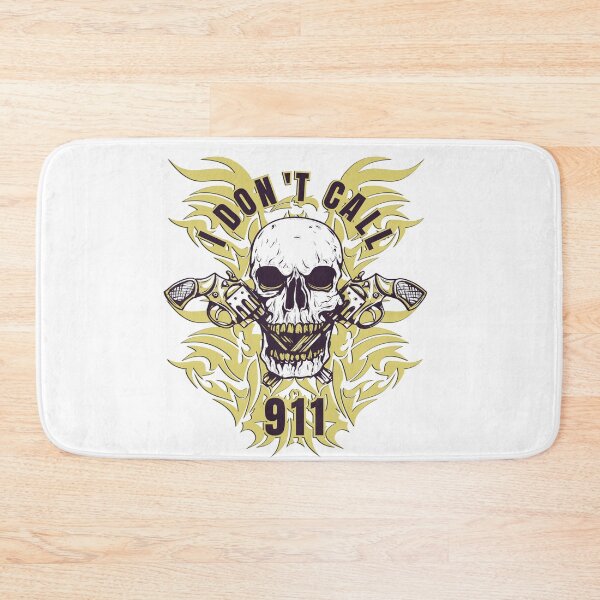 Item preview, Skull Do not Call 911 designed and sold by SkullTroops.