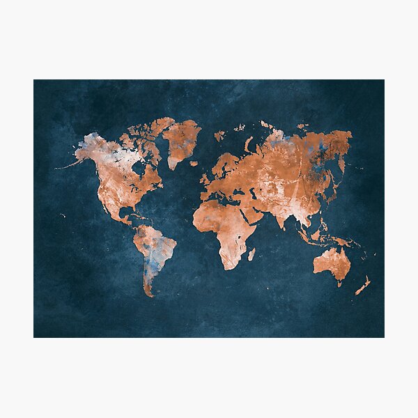 world map 15 #map #worldmap Photographic Print