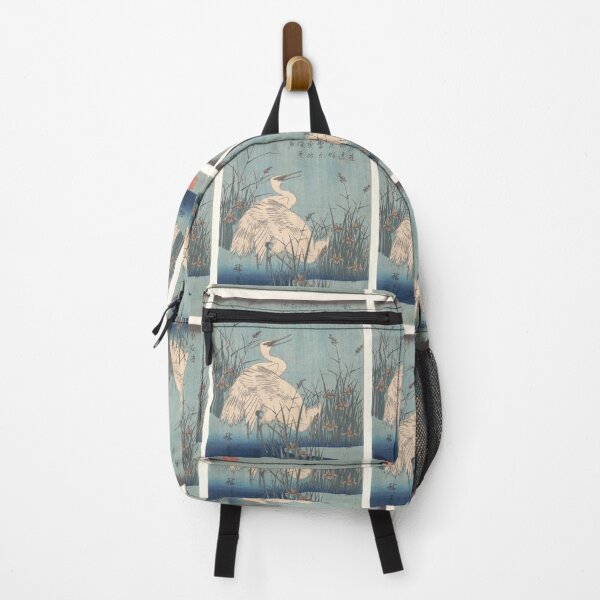 Item preview, Utagawa Hiroshige Egret in Iris and Grasses designed and sold by TeeARTHY.