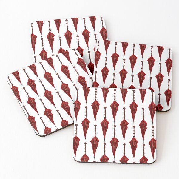Item preview, Multiple Red Parasols designed and sold by Renata Kaminker.