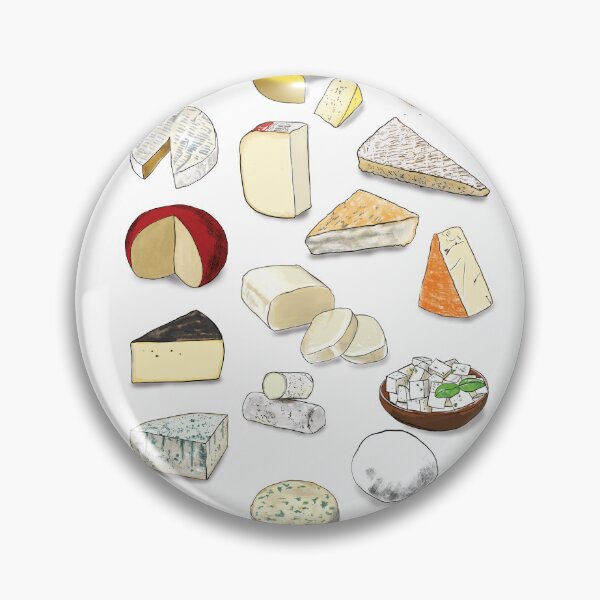 Item preview, Cheese illustrations, cheese stickers designed and sold by Highdown73.