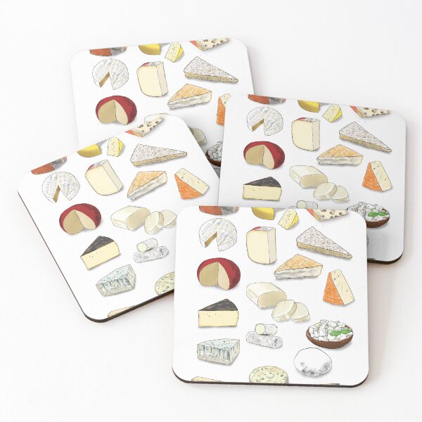 Item preview, Cheese illustrations, cheese stickers designed and sold by Highdown73.