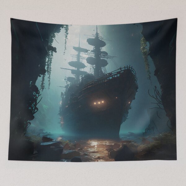 Item preview, Sunken Ship's Sudden Shudder designed and sold by oanaunciuleanu.