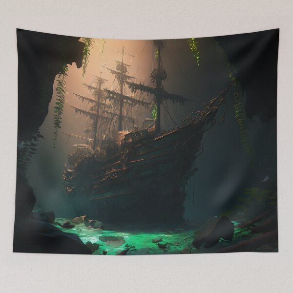 Item preview, Sunken Ship's Sudden Shudder designed and sold by oanaunciuleanu.