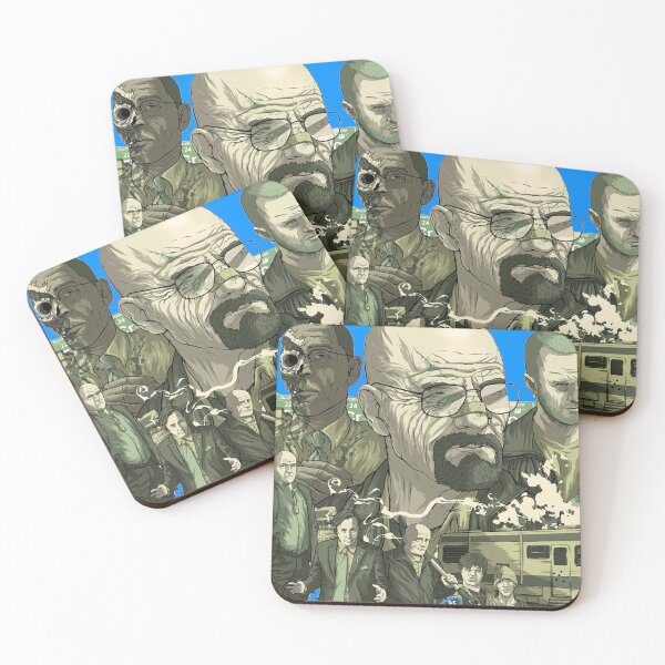 Item preview, Breaking Bad Characters Poster Art designed and sold by Now-Thats-Crazy.