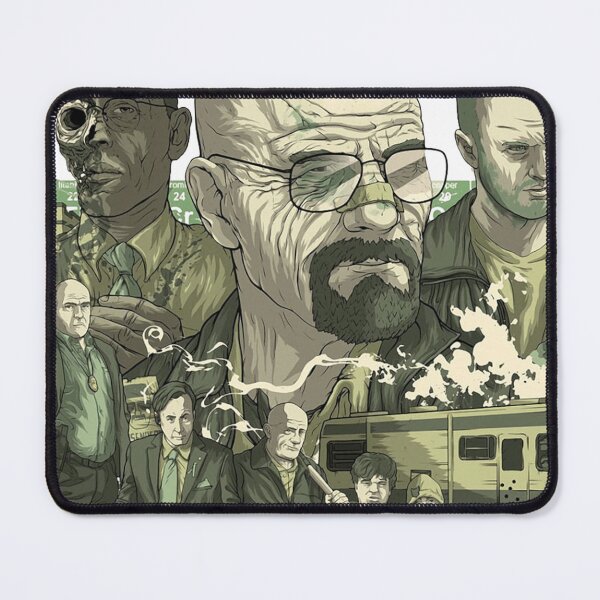 Item preview, Breaking Bad Characters Poster Art designed and sold by Now-Thats-Crazy.