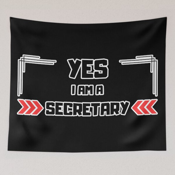 Item preview, Yes I am a Secretary designed and sold by yangs-wear.