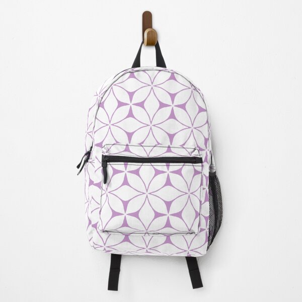 Item preview, Arran White & Purple Bold Minimalist Pattern designed and sold by Owlluminous.