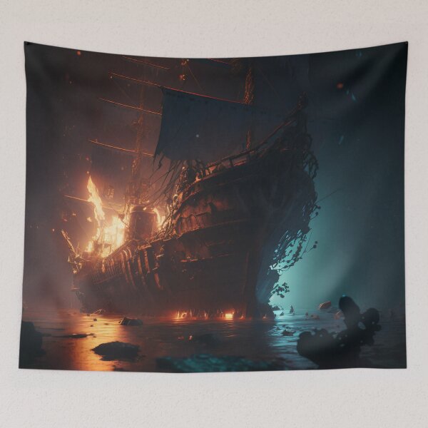 Item preview, Sunken Ship's Sudden Shudder designed and sold by oanaunciuleanu.