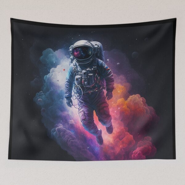 Item preview, Floating Astronaut in Space designed and sold by yangs-wear.