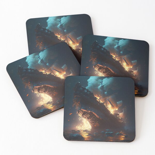 Item preview, Sunken Ship's Sudden Shudder designed and sold by oanaunciuleanu.