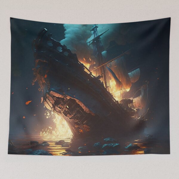 Item preview, Sunken Ship's Sudden Shudder designed and sold by oanaunciuleanu.
