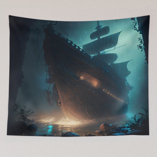 Item preview, Sunken Ship's Sudden Shudder designed and sold by oanaunciuleanu.