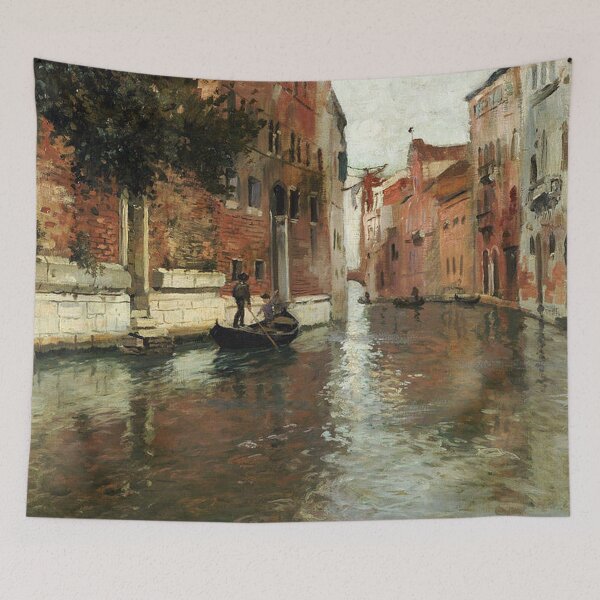 Item preview, Serene Fishing in the Canal designed and sold by SweetMySpot.