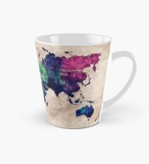 World map watercolor 1 Tall Mug