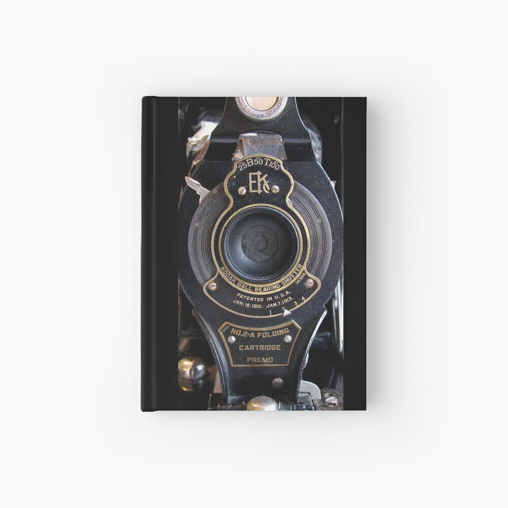 "Old Kodak Camera Lens" Hardcover Journal for Sale by collageDP Redbubble