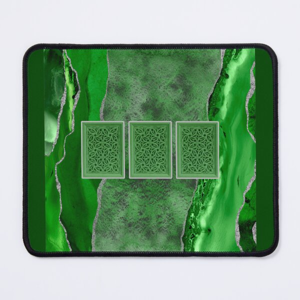 Item preview, Tarot Cloth - Malachite - Rich Green Gemstone Scrying Mat designed and sold by LochNestFarm.